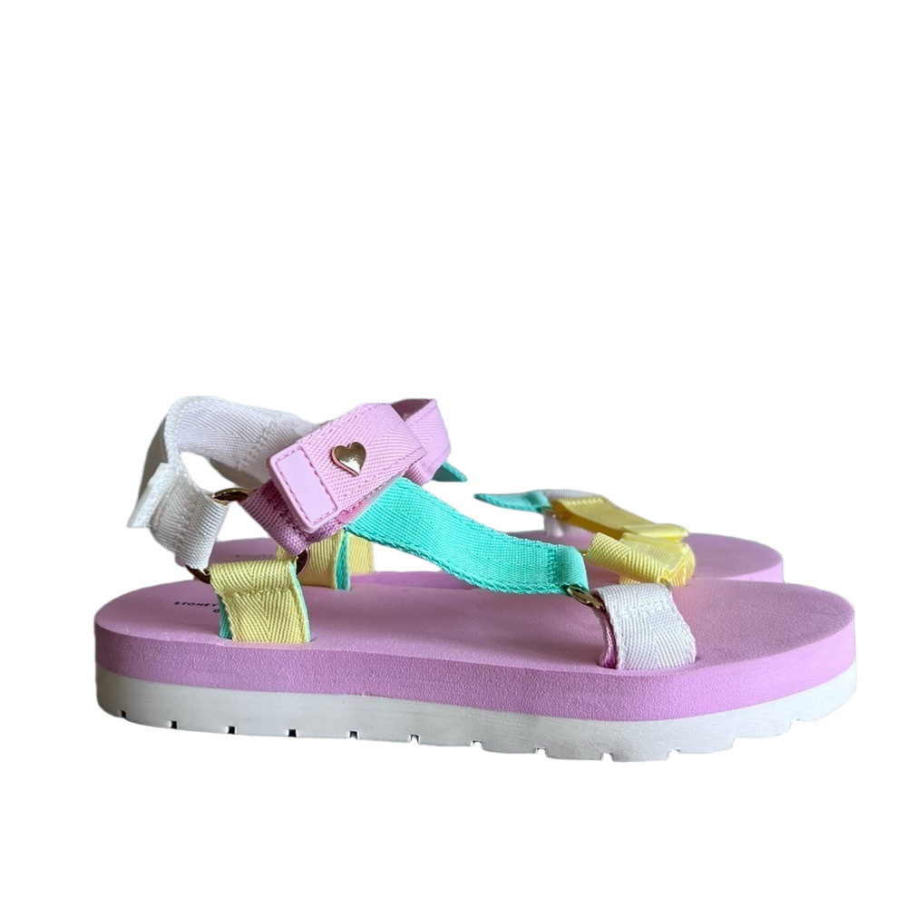 Stoney Clover Pink Women’s Strap Platform Sandals Size 9